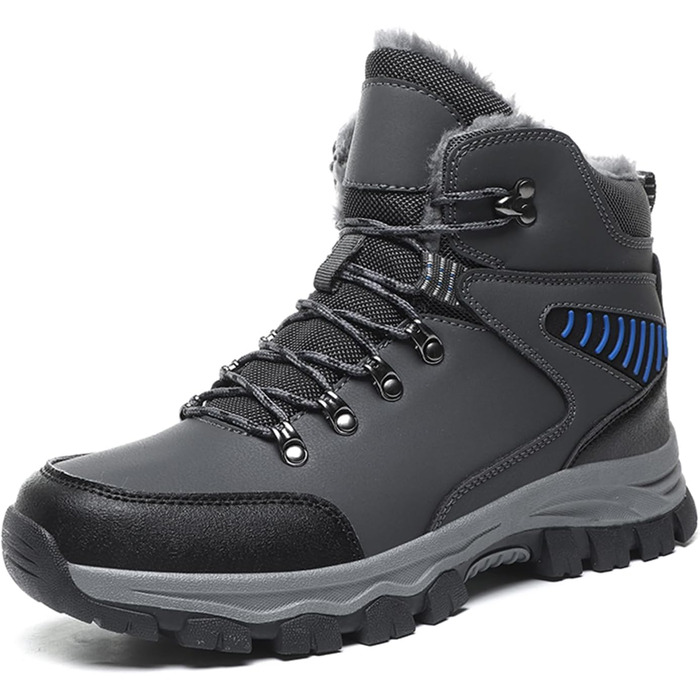 Чоловічі зимові чоботи Frysen, водонепроникні, утеплені, для міста та трекінгу, розмір 39-47 EU, сірий (43 EU)