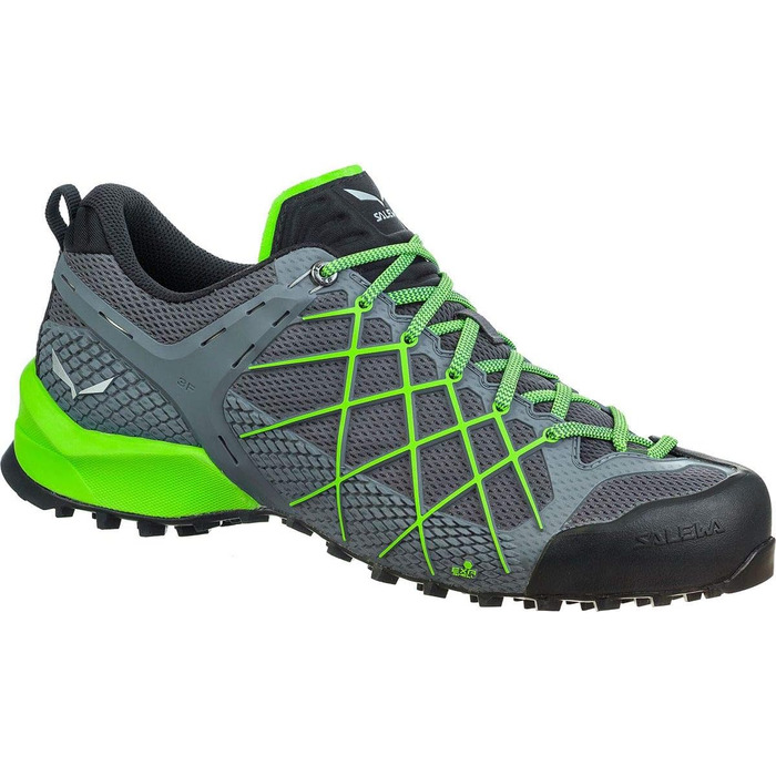 Черевики Salewa Wildfire для чоловіків, 46.5 EU, Flintstone Fluo Green