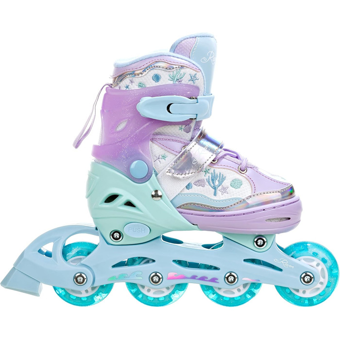 Дитячі ролики-коньки 4-в-1 RAVEN Isla Violet, регульовані 27-30 (16,5-18,5 см)