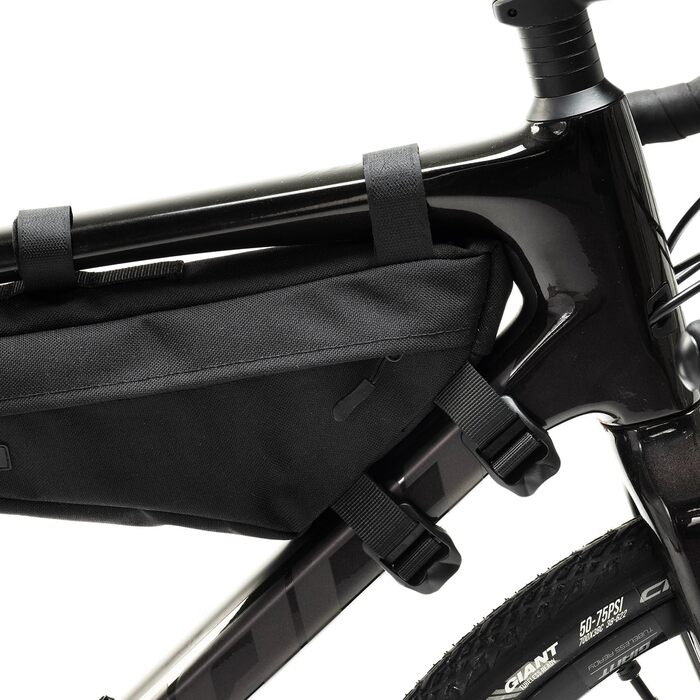 PACK2RIDE Mira — водонепроникна велосипедна сумка з міцної Cordura для байкпакінгу та подорожей, чорна