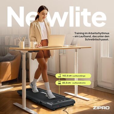Біговий доріжка ZIPRO Newlite Klappbar: складаний, 1-10 км/год, до 110 кг, LED-дисплей