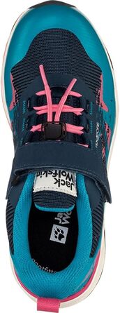 Черевики туристичні Jack Wolfskin Vili Hiker Texapore Low для дітей, 34 EU, Dark Sea