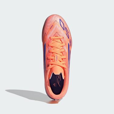 Дитячі футбольні бутси adidas F50 League Indoor для залу, розмір 28.5 EU, кольори: Beam Orange, Lucid Blue, Cloud White