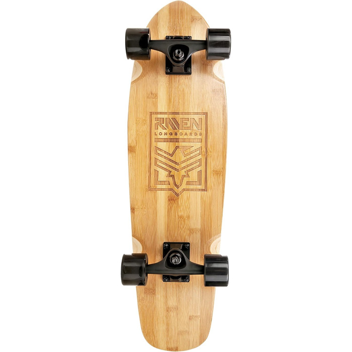 Longboard RAVEN для дітей та дорослих: скейтборд з алюмінієвими траками, PU колесами та підшипниками ABEC-9 Trevix