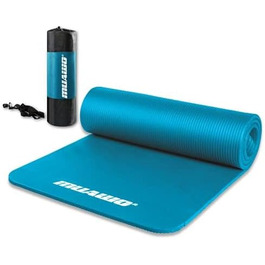 Мат для тренувань Muawo Premium: фітнес, йога, гімнастика | антиковзаюча, товста, довга | 190 x 100 x 1,5 см