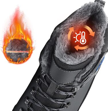 Чоловічі зимові чоботи Frysen, водонепроникні, утеплені, для міста та трекінгу, розмір 39-47 EU, сірий (43 EU)