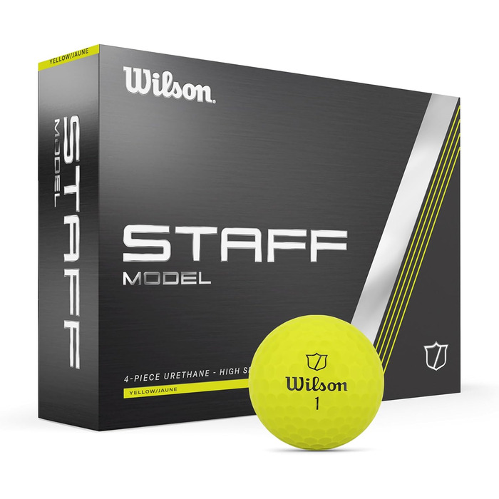Wilson Staff М'яч для гольфу, жовтий, універсальний для дорослих