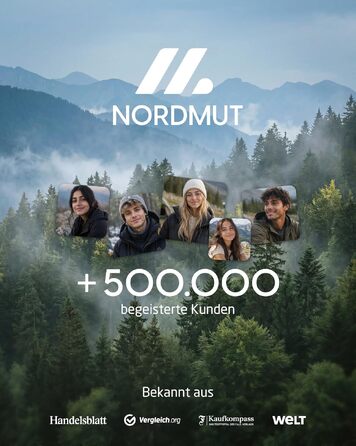 Розкладне крісло для кемпінгу NORDMUT Premium з високою спинкою, регульоване (4 позиції), посилений садовий стілець для відпочинку на відкритому повітрі, навантаження до 140 кг, Антрацит
