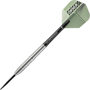 Дротики Harrows Steel Control Tapered 80% вольфраму, сталевий наконечник, набір дротиків із хвостовиками та крилами, високоякісні дротики для дартсу