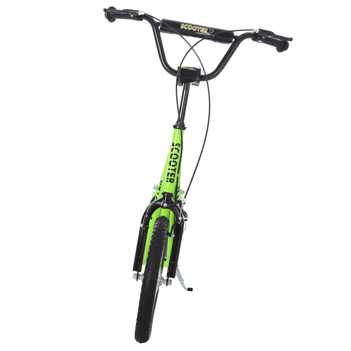 Дитячий самокат HOMCOM, Kick Scooter, Міський самокат, Kickscooter, Самокат Kids, Кікборд з пневматичними шинами, Ручне гальмо, Самокат Kids, від 5 років| Аосом