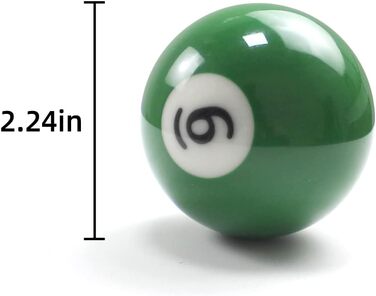Набір куль для більярду PolyMath, повний комплект 16 куль, діаметр 57.2 мм, вага 170/180 г. Підходить для більярдного столу та демонстрації. Стандартний розмір, преміум якість.