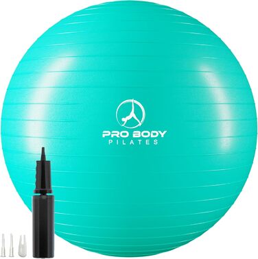 Фітбол ProBody Pilates Ball для фітнесу, йоги, фізичної терапії та вагітності (85 см)