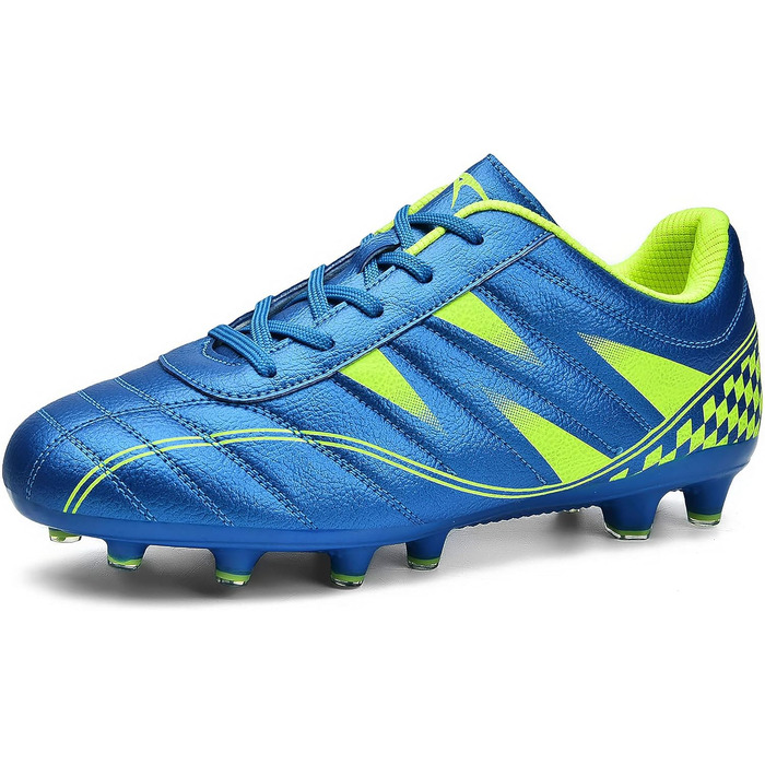 Дитячі футбольні бутси ASHION для футболу та активного відпочинку (39 EU, синій/зелений)