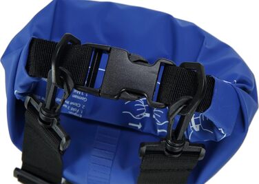Водонепроникний мішок Cressi Dry Bag 10 LT для дайвінгу, плавання, риболовлі, каякінгу, рафтингу, кемпінгу та сноубордингу (з блискавкою, блакитний)
