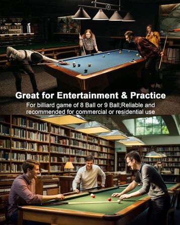 Набір київ для більярду CUEBAR (2 шт.), 58 дюймів, для дорослих, з імітацією шкіряної ручки, 2 кольори та ваги.