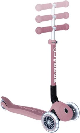 Дитячий самокат GLOBBER JUNIOR Foldable Fantasy Lights, 3-колісний, з LED-підсвіткою, для дітей від 2 років, регульована ручка, складаний, до 50 кг