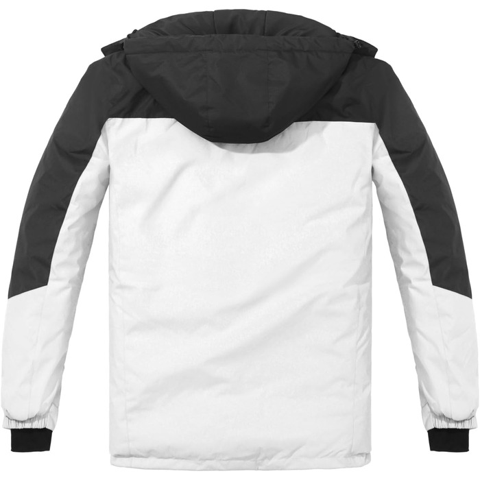 Жіноча водонепроникна легка куртка-дощовик, вітрозахисна з капюшоном, світло-зелена (XXL, білий/опulent Garten)