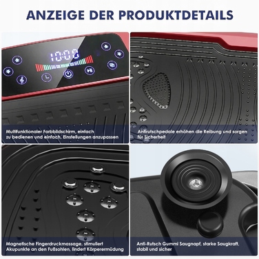 4D вібраційна платформа з 3 двигунами та 120 рівнями інтенсивності для тренувань вдома