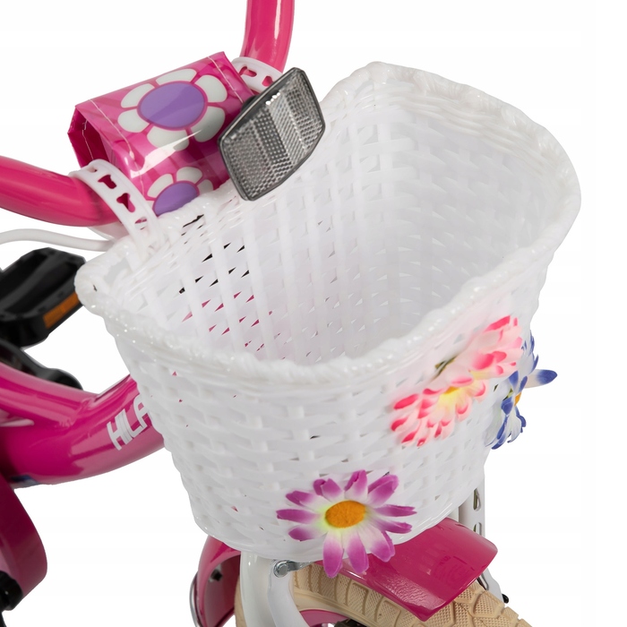 Дитячий велосипед Joystar, рожевий, 14 дюймів, з бічними допоміжними колесами