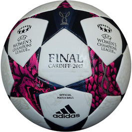 Офіційний футбольний м'яч Adidas UCL Finale Cardiff 2017, білий