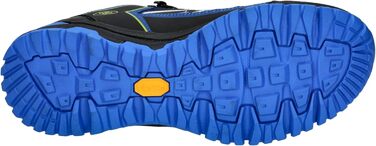 Кросівки для бігу по пересічній місцевості Brütting Unisex Mount Root, 44 EU, чорний, синій, лимонний