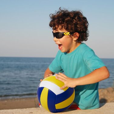 Волейбольний м'яч Lemondo PU для пляжного волейболу, м'який, водостійкий, з насосом. Підходить для гри в приміщенні та на вулиці. Білий.