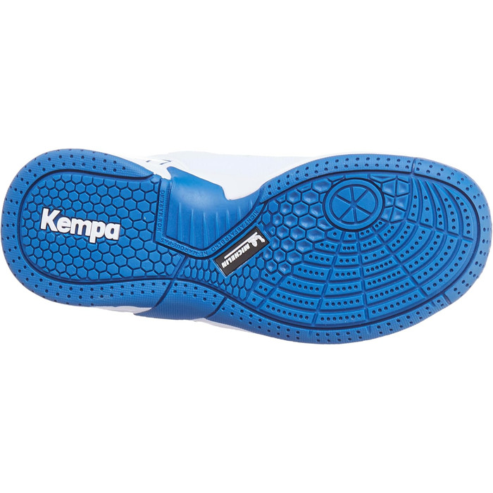Кросівки для хлопчиків Kempa Attack 2.0 - легкі та дихаючі, для занять спортом та активного відпочинку. Яскраві кольори: жовтий, чорний, білий, синій. Розмір 31 EU.