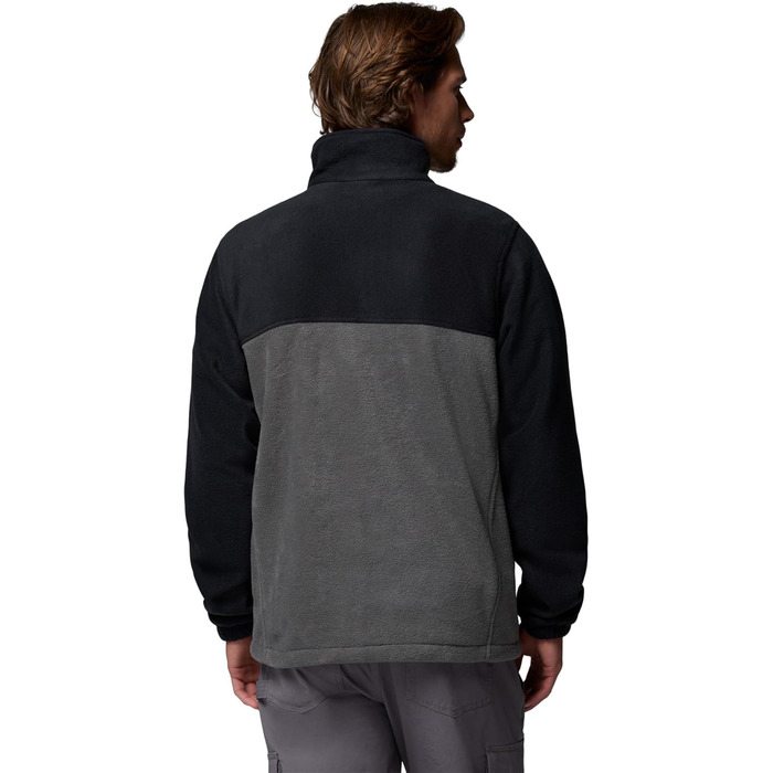 Чоловіча флісова куртка Columbia Steens Mountain Full Zip 2.0 на блискавці, чорна (Black/Grill), розмір L