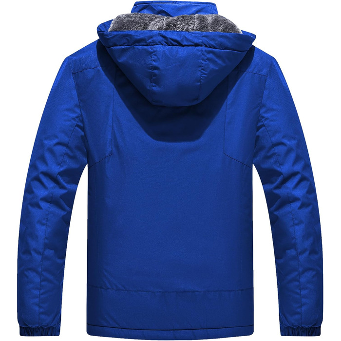 Зимова куртка для чоловіків, лижна куртка, водонепроникна, для активного відпочинку, вітронепроникна, сноубордистська куртка з відстібаною капюшоном, колір Ary Green (Königsblau), розмір 3XL