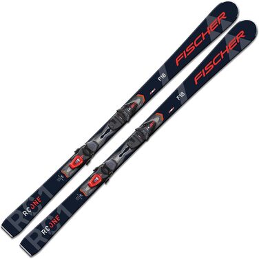Гірські лижі Fischer RC One F18 AR 160 см з кріпленнями RS11 PR, модель 2022, On-Piste Rocker
