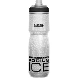 Camelbak Podium Ice спортивна пляшка для води, термоізольована, для бігу, велоспорту та туризму, чорна