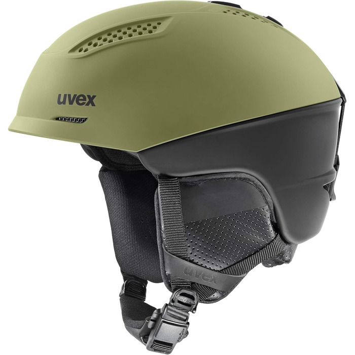Лижний шолом Uvex Ultra Pro для дорослих, унісекс, зелено-чорний, розмір 55-59 см