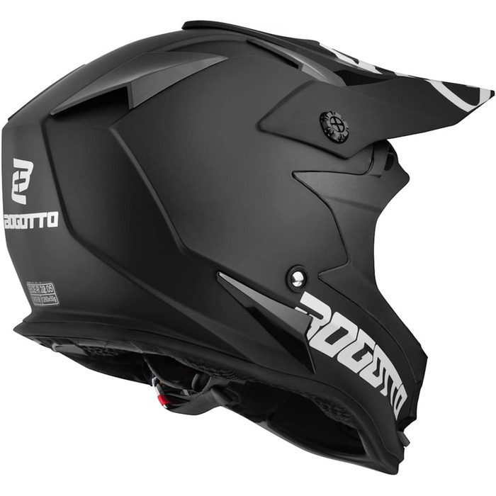 Мотошолом Bogotto V321 Solid кросовий, матовий чорний, розмір L
