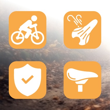 Велосипедне сідло EVI G-FLEX TECH 