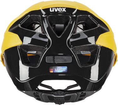 Велошолом UVEX Quatro Integrale для MTB, легкий, регульований, чорний матовий, 56-61 см