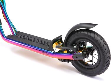 Дитячий самокат STAR SCOOTER з надувними колесами 12/10 дюймів, для міста, від 6-7 років