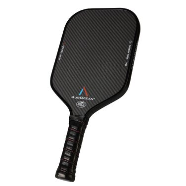 Плескальний ракетковий набір для піклболу, 2025, вуглецеве волокно, 3K, поверхня з високою зернистістю та обертанням, T700SC, схвалено USAPA (Чорний, 16 мм)