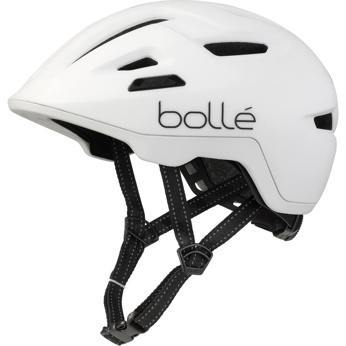 Велошолом Bollé Stance білий матовий, розмір S, унісекс, для дорослих