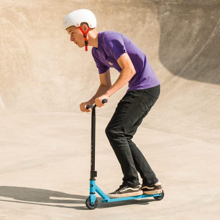 Самокат трюковий Osprey Stunt Scooter: для хлопчиків, дівчаток, дітей та дорослих, з підшипниками ABEC 5, синій колір
