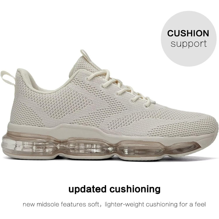 Чоловічі кросівки для бігу та спорту, неслизькі, стильні (46 EU, Z80 Beige)