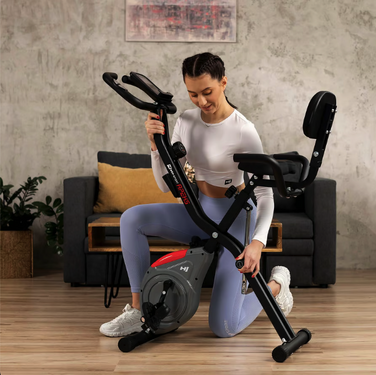 Велотренажер Hop-Sport HS-3030X Apeks X-Bike сірий