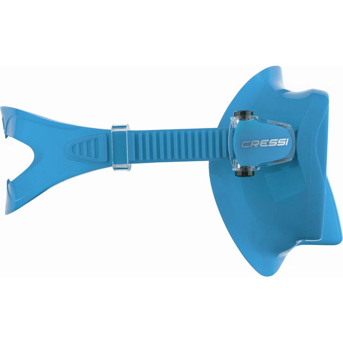 Маска для снорклінгу та дайвінгу Cressi F1, унісекс, без рамки, бірюзова