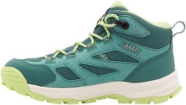 Черевики трекінгові Jack Wolfskin Vojo Tour Texapore Mid K (35 EU, Смарагдовий зелений)