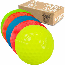 Кольорові гольф-м'ячі LbcGolf 25 шт. AAAA-AAA, Lakeballs, б/в, для жінок, веселі, топ-якість