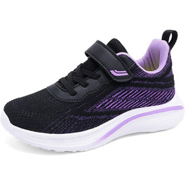 Дитячі кросівки для занять спортом: кросівки для залу, бігові кросівки, спортивне взуття для дітей, кросівки-сліпони, чорні, розмір 28-40 EU