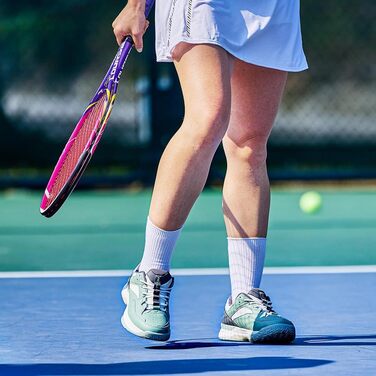 Жіночі тенісні кросівки FitVille Extra Wide (широкі) - дихаючі, для занять тенісом, бадмінтоном, фітнесом, ходьбою. Кольори: авокадо, сірий, розмір EU 42.