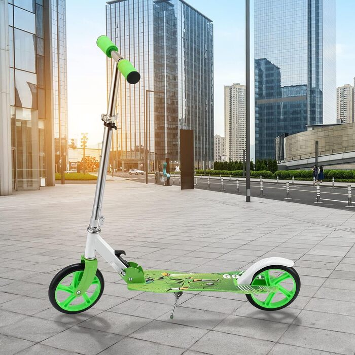 Дитячий самокат ArtSport Cityroller з великими колесами та ременем для перенесення, для дітей від 3 років, 4 дизайни