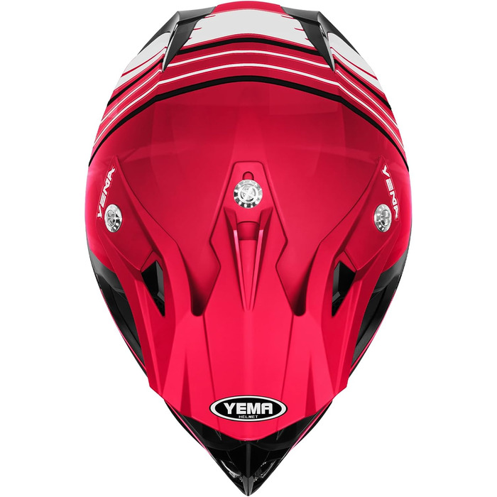 Мотошолом повнолицевий Yema YM-915 для даунхілу, ендуро, квадроциклів, MTB, BMX, сертифікат ECE, для дорослих, унісекс, розмір S, QR