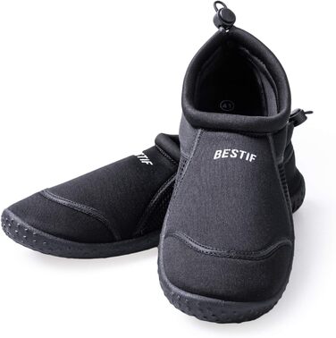 Чоботи для плавання / Водні черевики з неопрену (чоловічі та жіночі) | З шнурком | Легкі та зручні | Розміри 36-45 | Чорний, блакитний