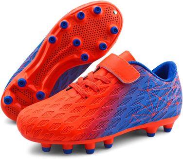 Дитячі футбольні бутси JABASIC Firm Ground для хлопчиків та дівчаток, 31 EU, помаранчеві